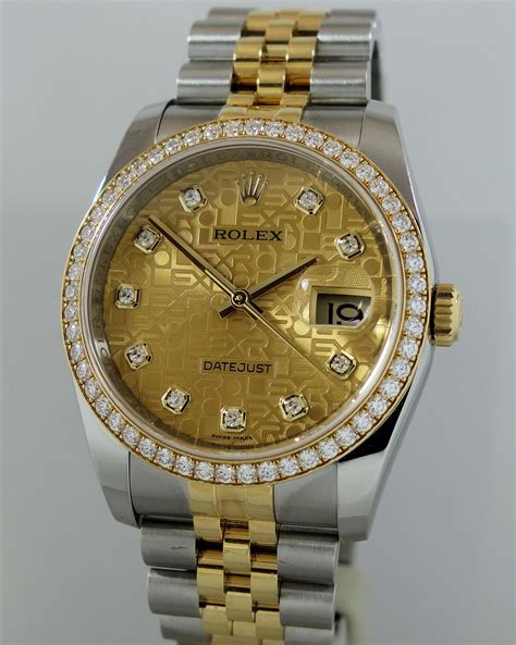 rolex datejust diamond dials